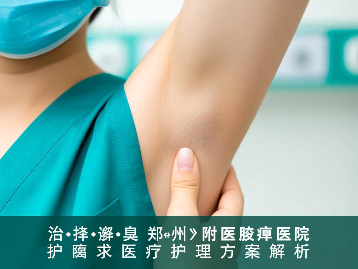 腋臭治疗选择,郑州附医腋臭医院的腋臭医疗护理方案解析 腋臭治疗选择,郑州附医腋臭医院的腋臭医疗护理方案解析