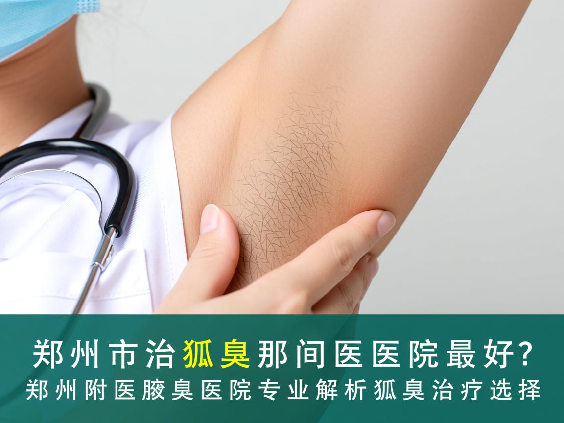 郑州市治狐臭那间医院最好？郑州附医腋臭医院专业解析狐臭治疗选择
