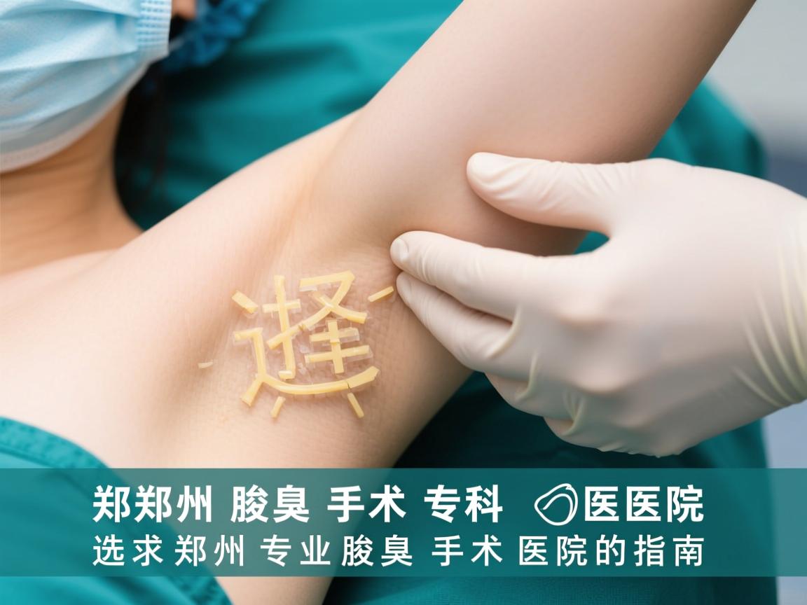 郑州腋臭手术专科医院,选择郑州专业腋臭手术医院的指南 郑州腋臭手术专科医院,选择郑州专业腋臭手术医院的指南