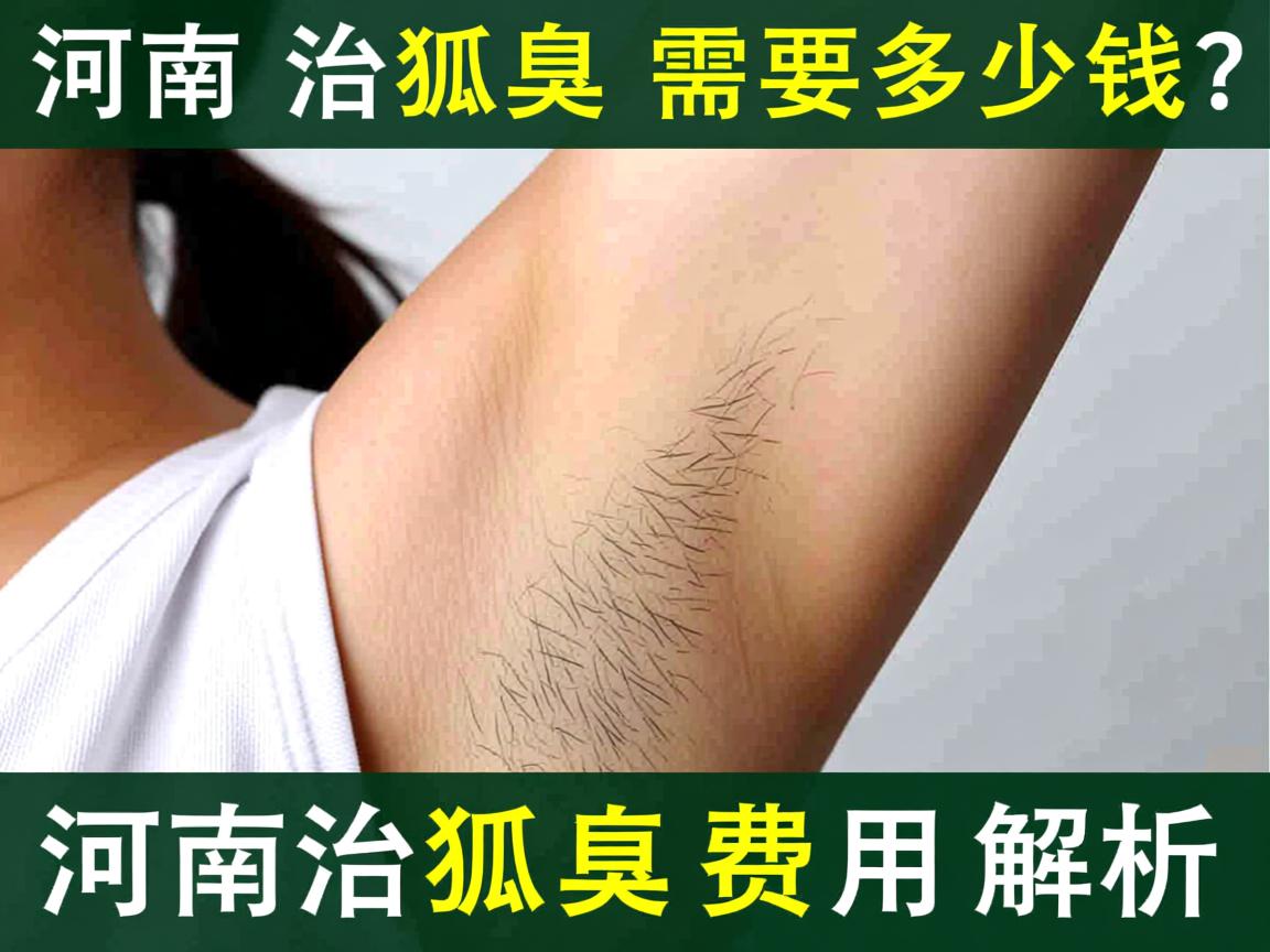 在河南治狐臭需要多少钱？河南治狐臭费用解析