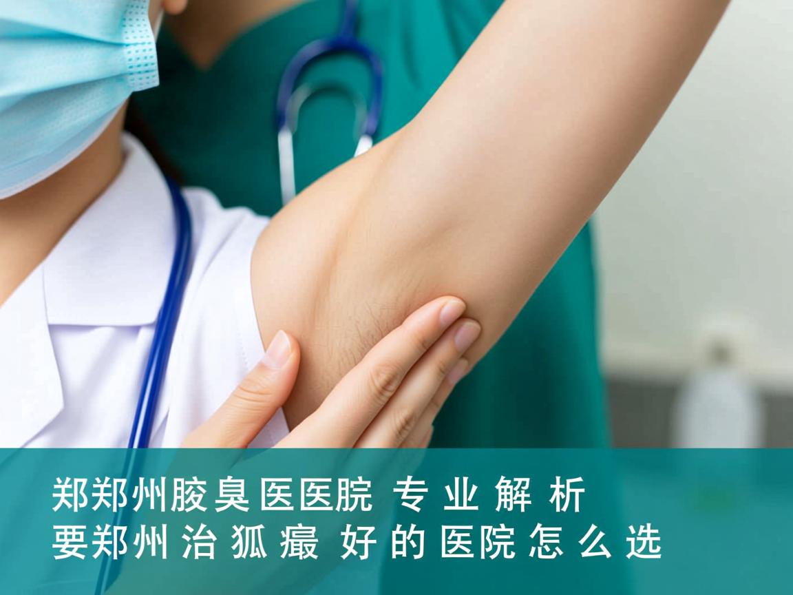 郑州腋臭医院专业解析，郑州治狐臭最好的医院怎么选