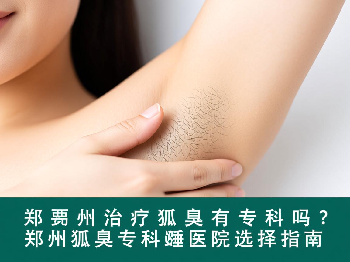 郑州治疗狐臭有专科吗？郑州狐臭专科医院选择指南