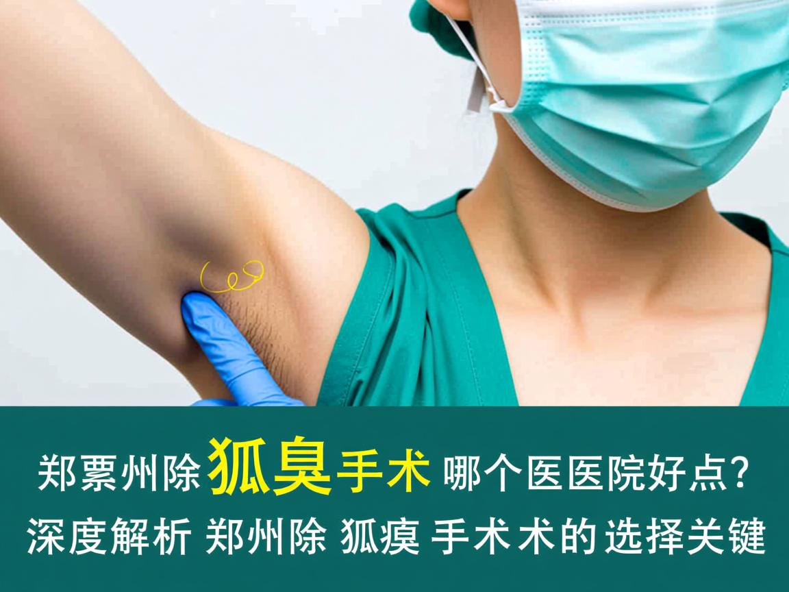 郑州除狐臭手术哪个医院好点?深度解析郑州除狐臭手术的选择关键 郑州除狐臭手术哪个医院好点?深度解析郑州除狐臭手术的选择关键