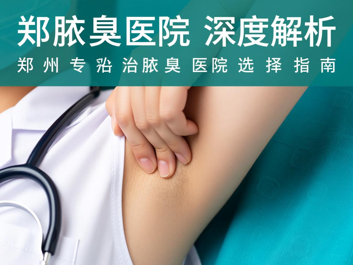 郑州腋臭医院深度解析，郑州专业治疗腋臭的医院选择指南