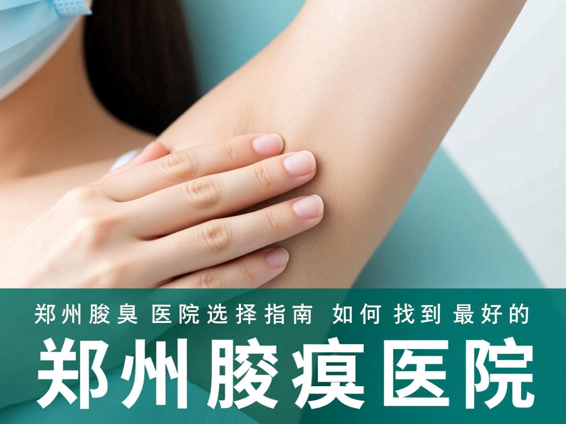 郑州腋臭医院选择指南，如何找到最好的郑州腋臭医院