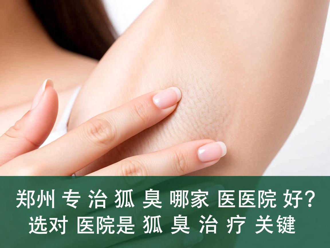 郑州专治狐臭哪家医院好？选对医院是狐臭治疗关键