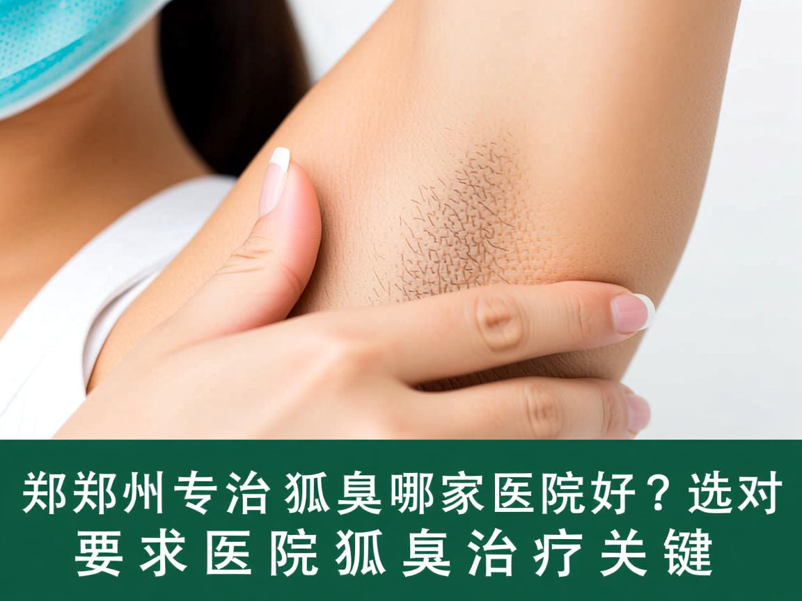 郑州专治狐臭哪家医院好？选对医院是狐臭治疗关键