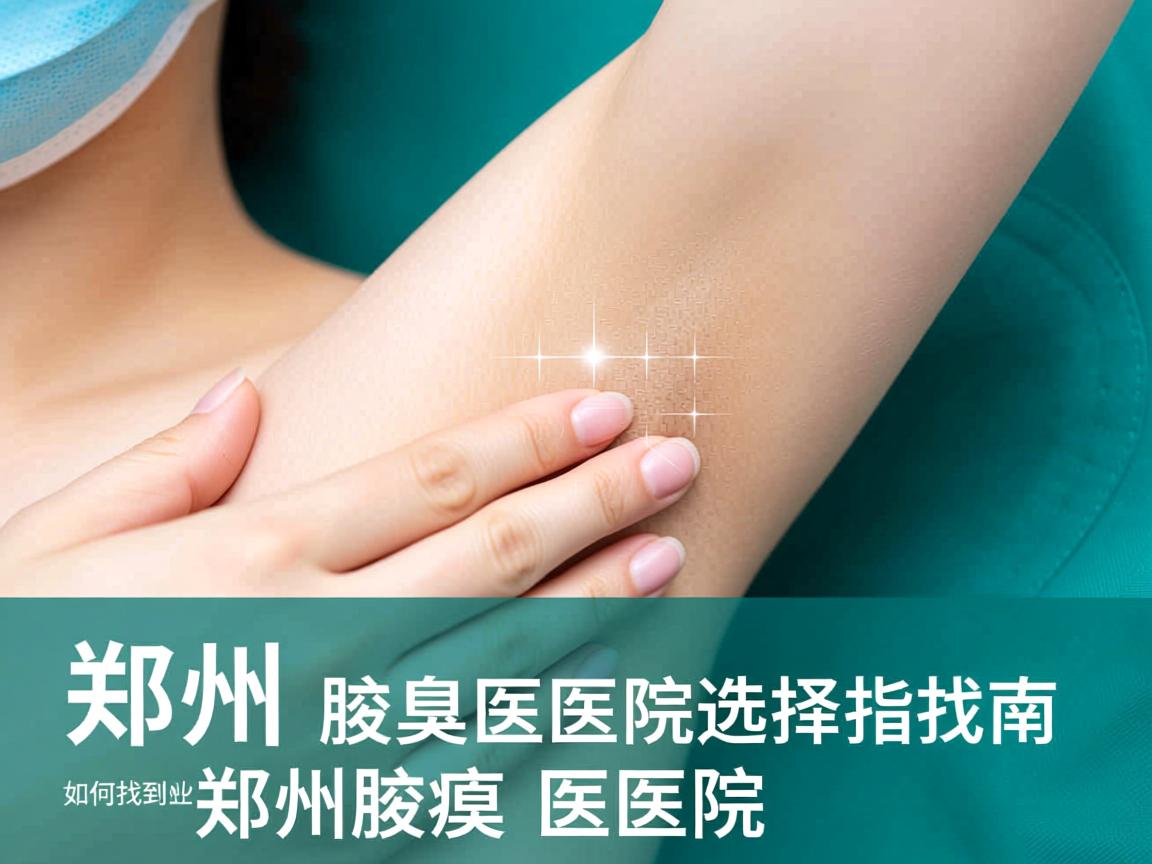 郑州腋臭医院选择指南，如何找到专业的郑州腋臭医院