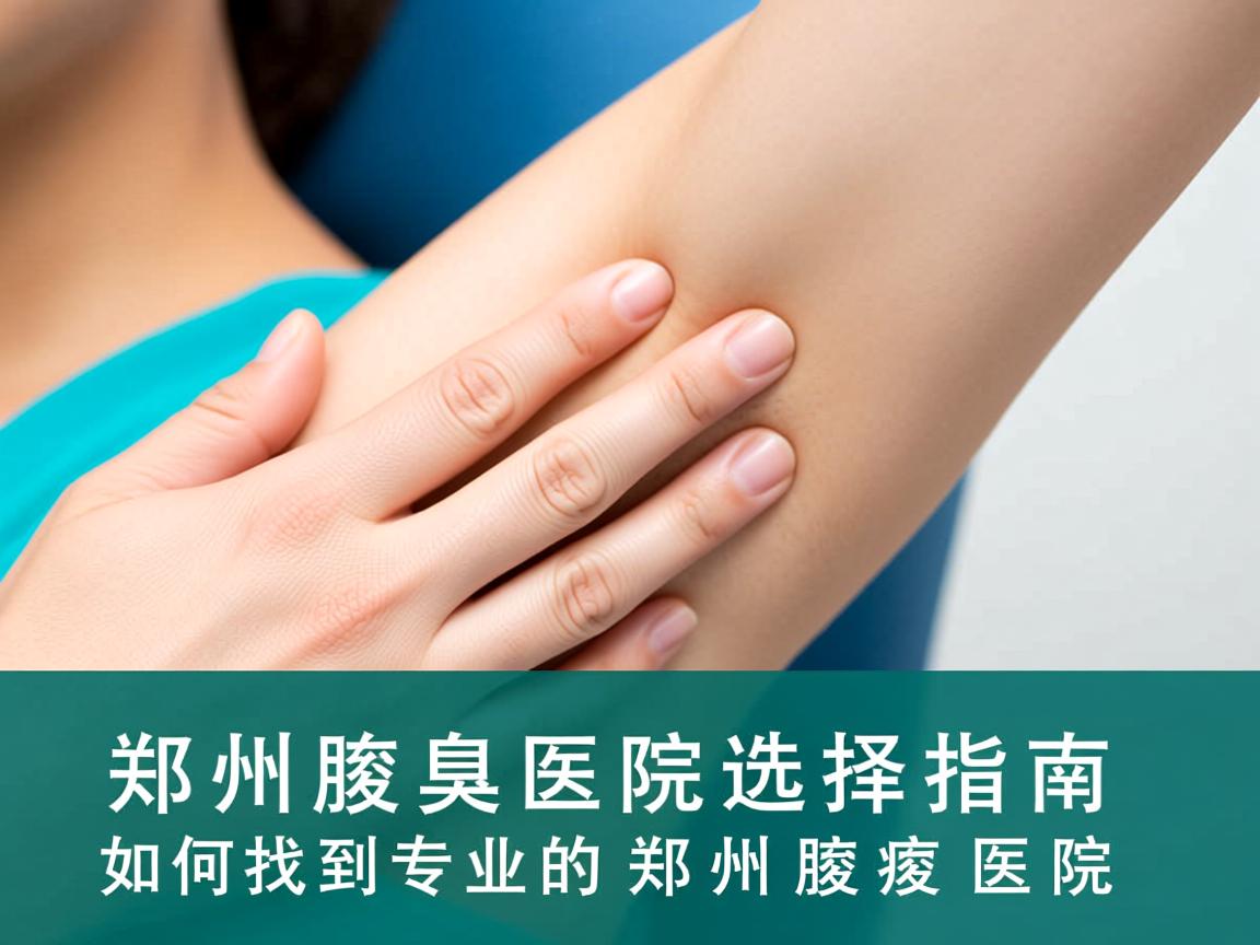 郑州腋臭医院选择指南，如何找到专业的郑州腋臭医院