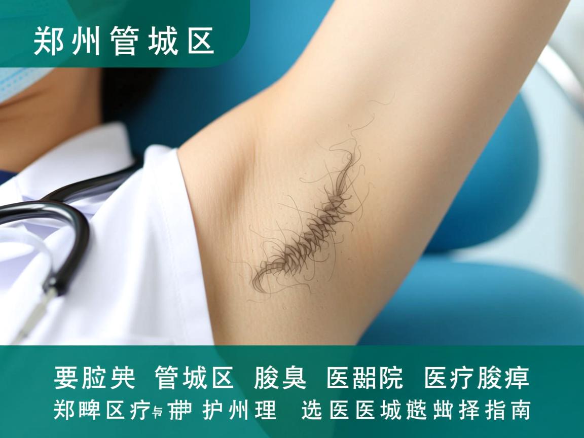 郑州管城区腋臭医院专业解析，腋臭医疗护理与郑州管城区腋臭医院选择指南