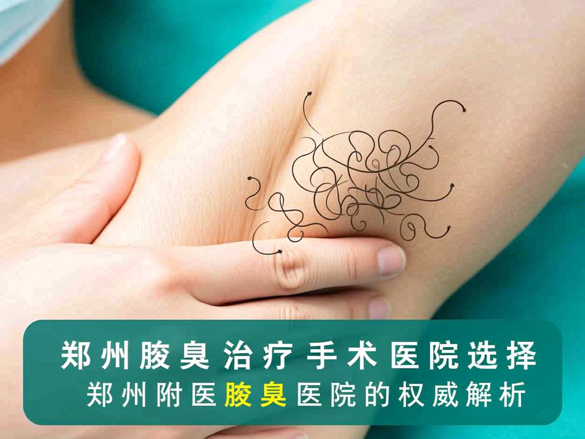 郑州腋臭治疗手术医院选择，郑州附医腋臭医院的权威解析
