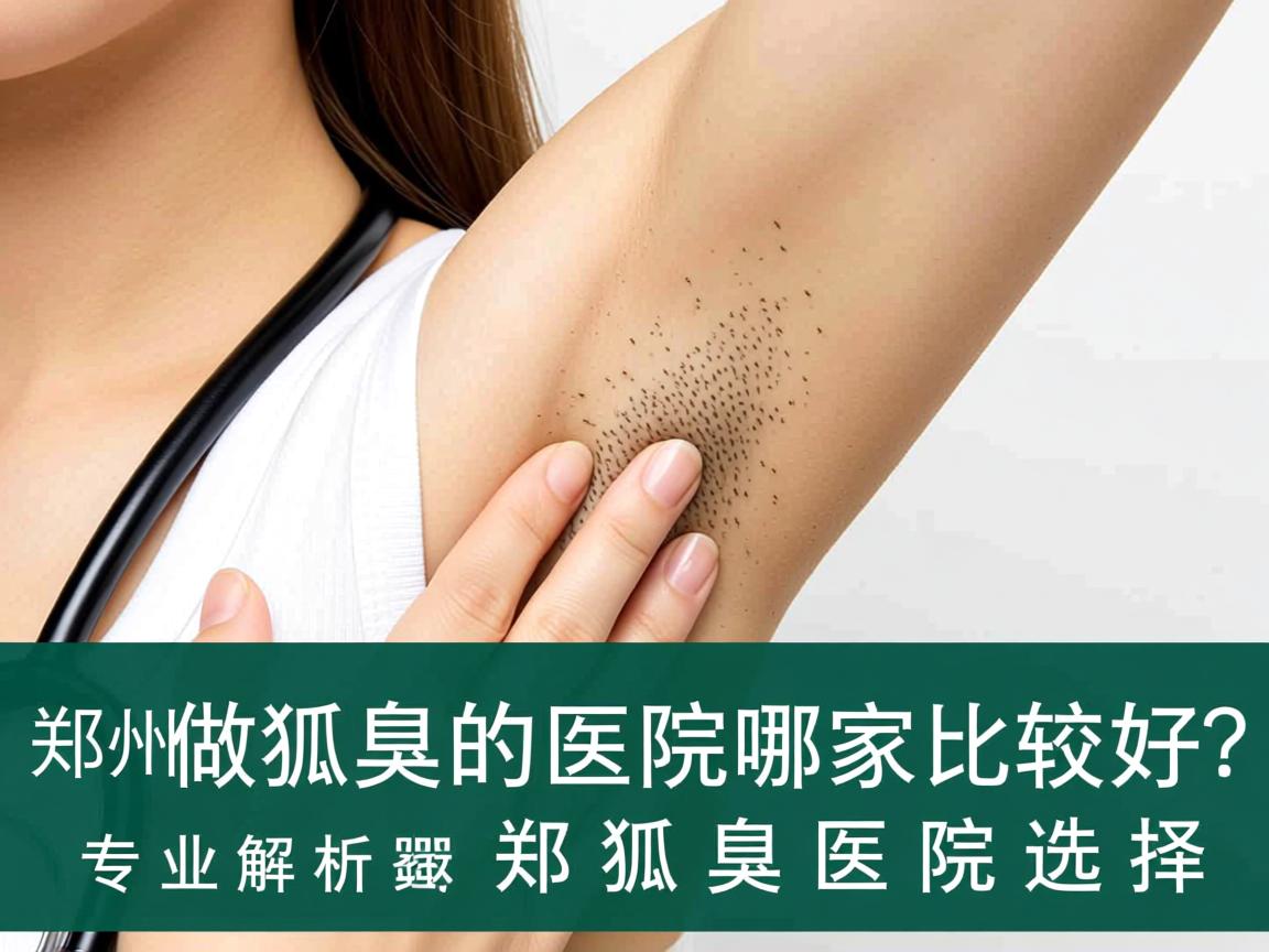 郑州做狐臭的医院哪家比较好？专业解析郑州狐臭医院选择
