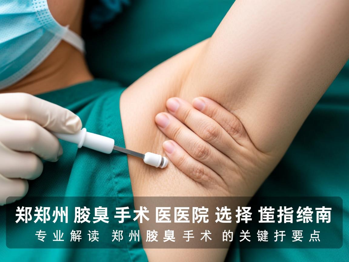 郑州腋臭手术医院选择指南，专业解读郑州腋臭手术的关键要点