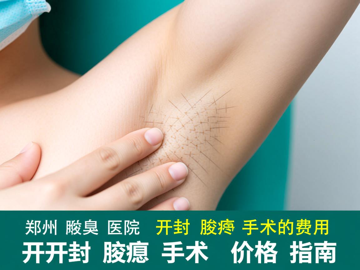 郑州附医腋臭医院解析，开封腋臭手术的费用，开封腋臭手术价格指南