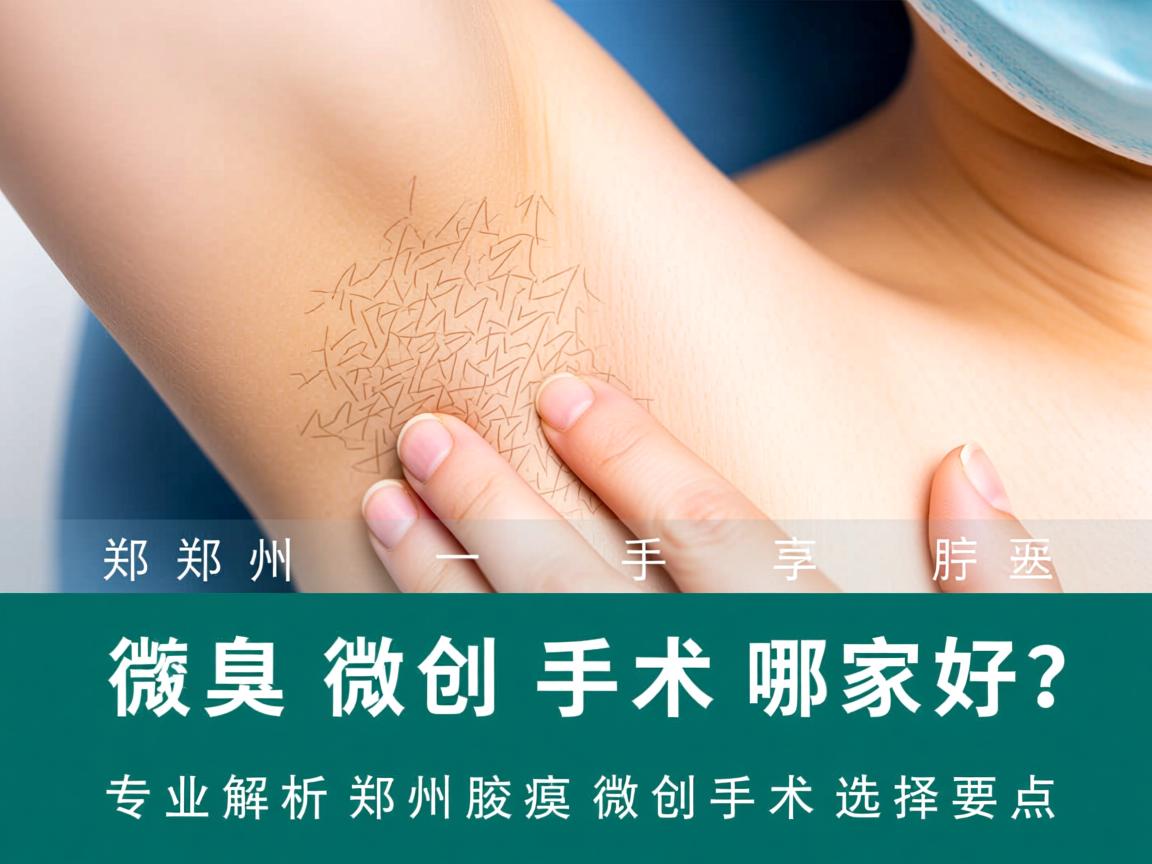 郑州腋臭微创手术哪家好？专业解析郑州腋臭微创手术选择要点