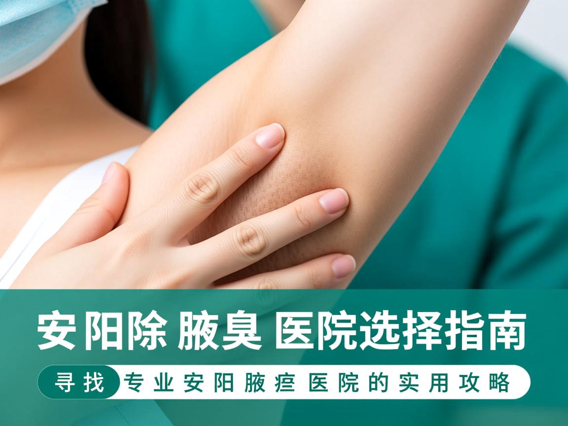 安阳除腋臭医院选择指南，寻找专业安阳除腋臭医院的实用攻略