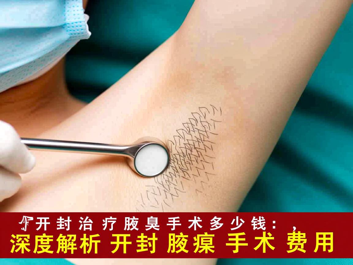 开封治疗腋臭手术多少钱，深度解析开封腋臭手术费用