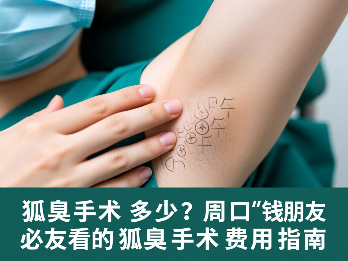 狐臭手术多少钱？周口朋友必看的狐臭手术费用指南