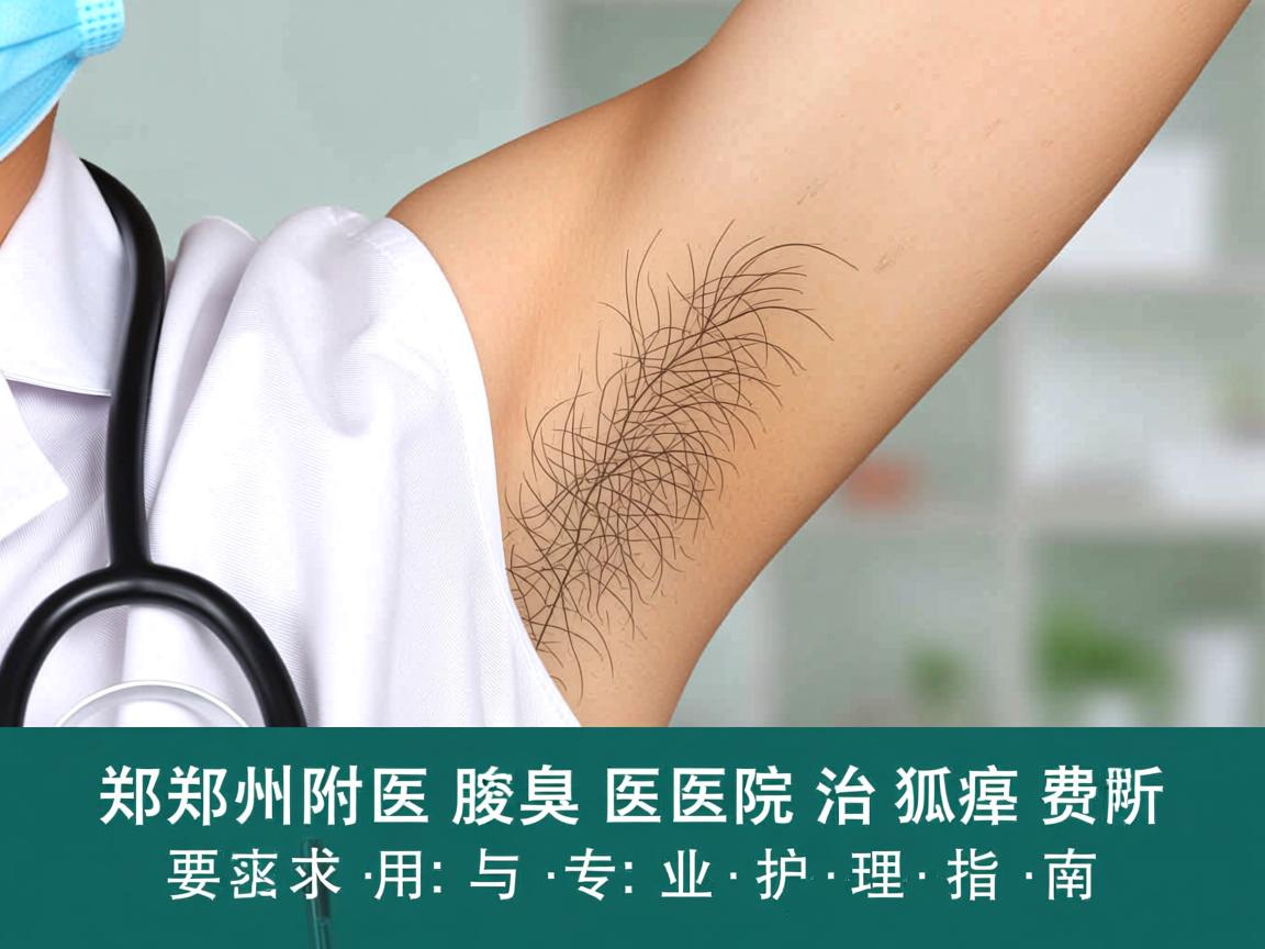 郑州附医腋臭医院解析，郑州附医医院治狐臭费用与专业护理指南