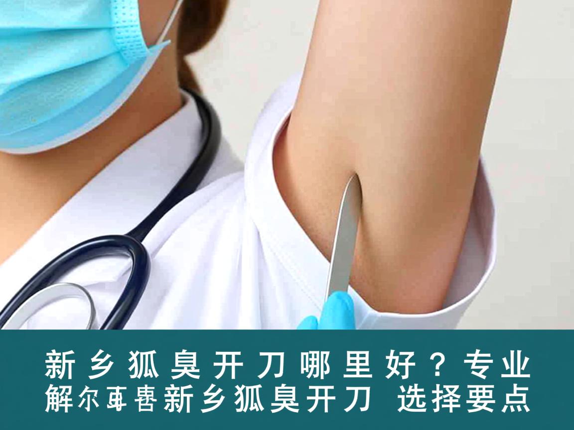 新乡狐臭开刀哪里好?专业解读新乡狐臭开刀选择要点 新乡狐臭开刀哪里好?专业解读新乡狐臭开刀选择要点