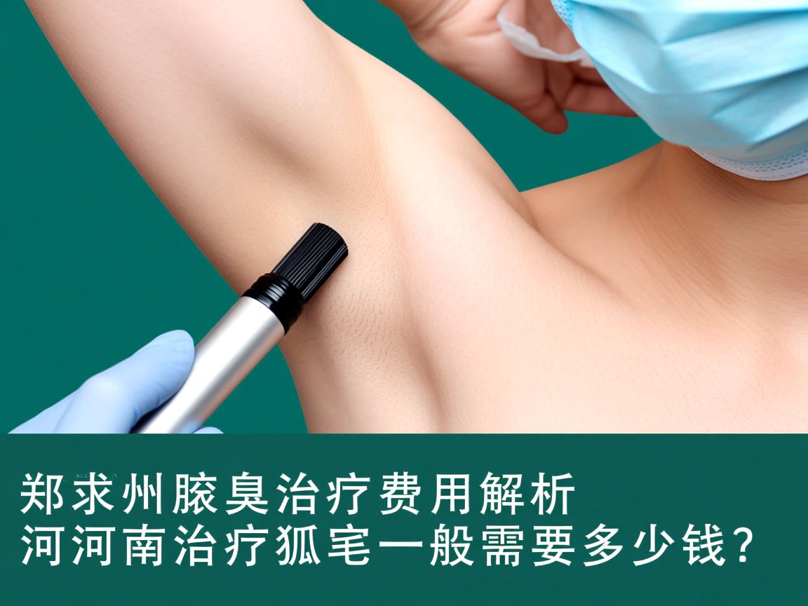 郑州腋臭治疗费用解析，河南治疗狐臭一般需要多少钱？