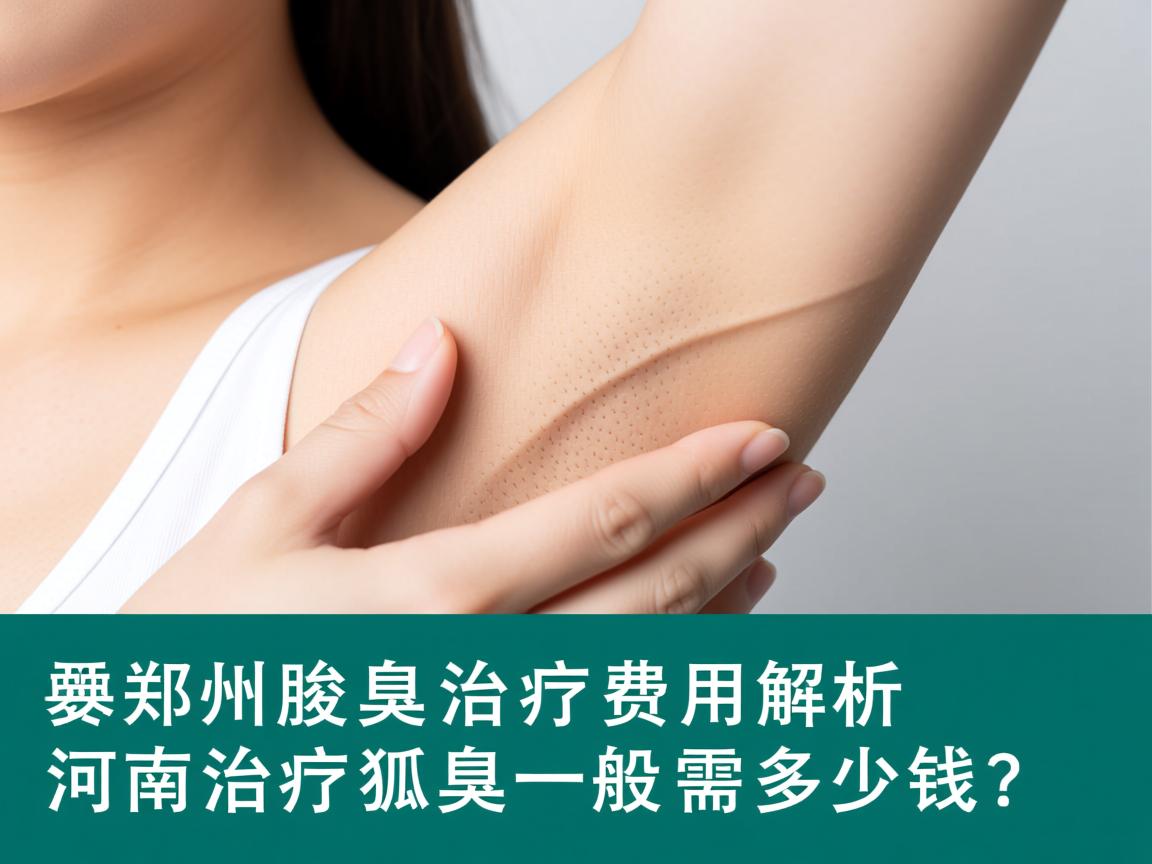 郑州腋臭治疗费用解析，河南治疗狐臭一般需要多少钱？