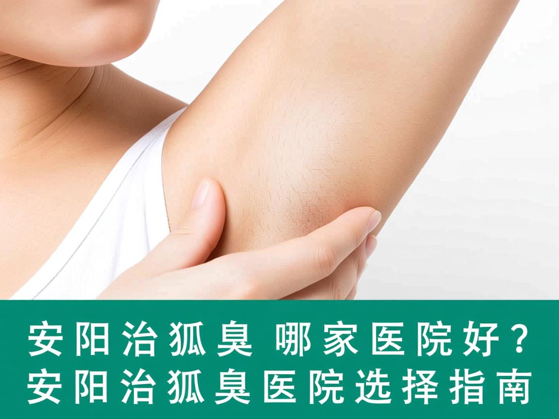 安阳治狐臭哪家医院好？安阳治狐臭医院选择指南