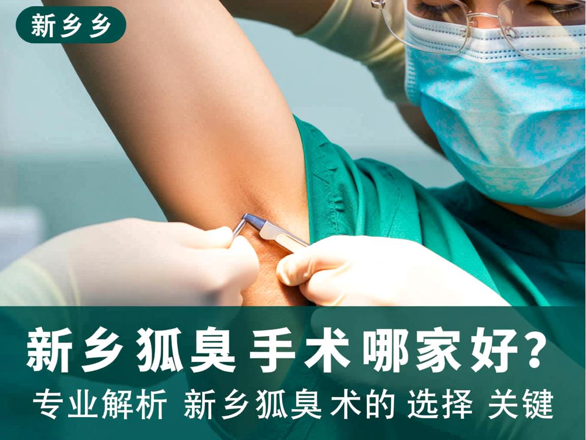 新乡狐臭手术哪家好？专业解析新乡狐臭手术的选择关键