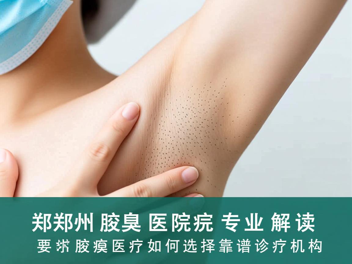 郑州腋臭医院专业解读，郑州腋臭医院如何选择靠谱诊疗机构