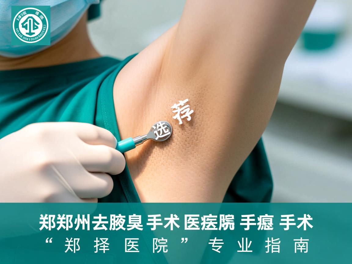 郑州去腋臭手术医院推荐，选择郑州去腋臭手术医院的专业指南