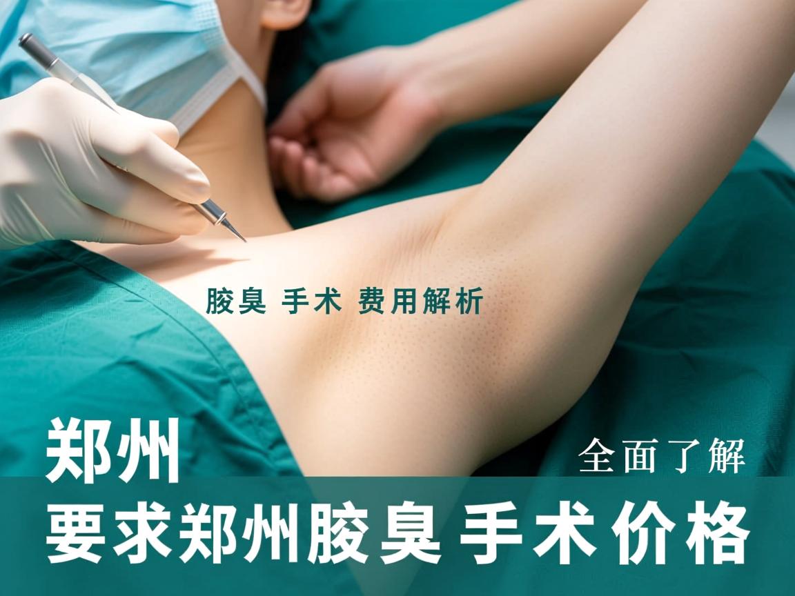 郑州腋臭手术费用解析，全面了解郑州腋臭手术价格