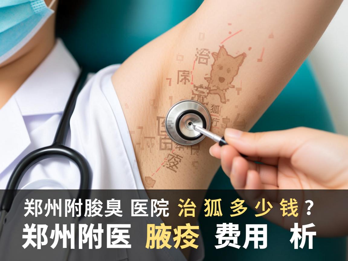 郑州附医腋臭医院治疗狐臭多少钱？郑州附医腋臭费用解析