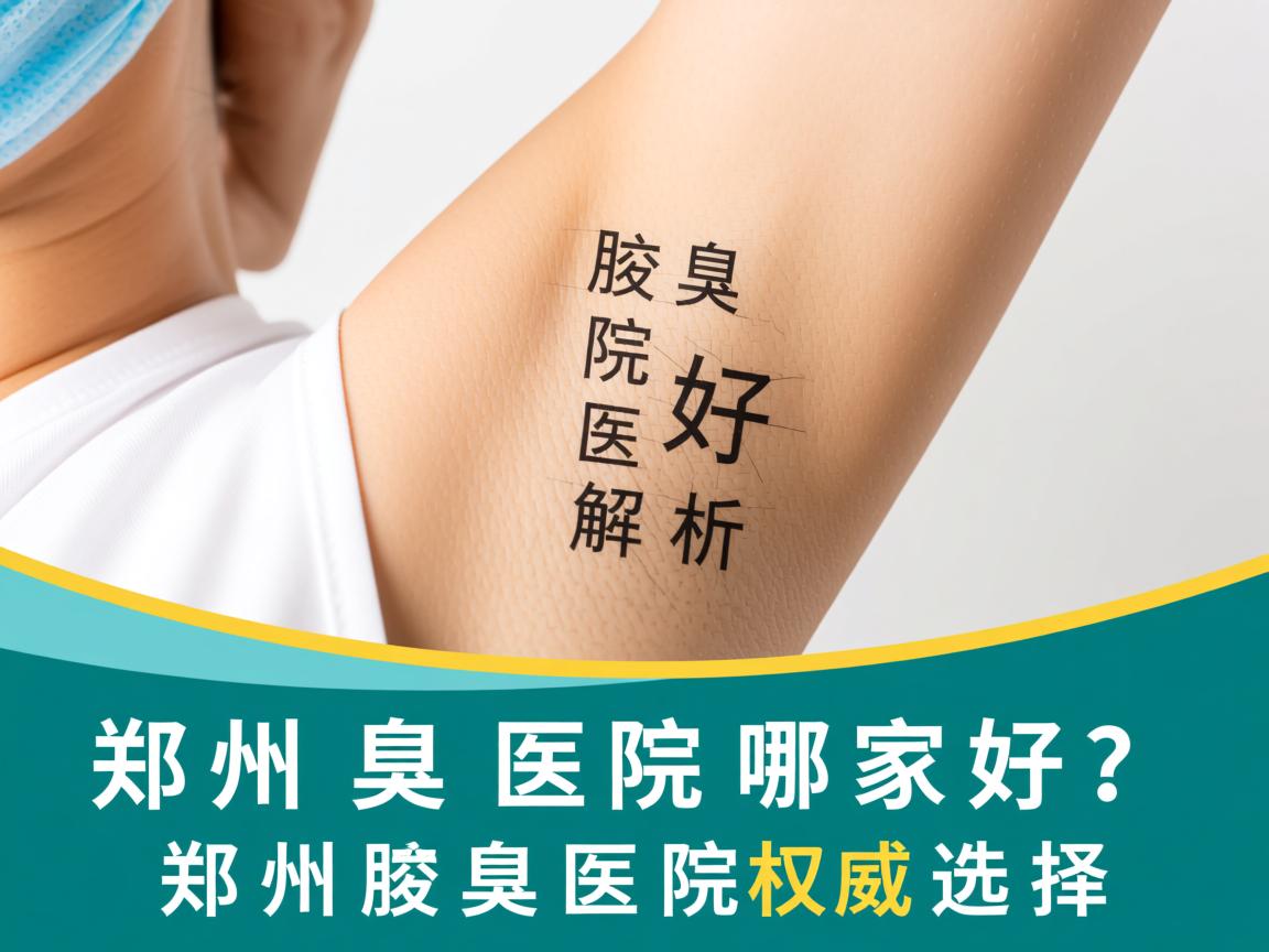 郑州腋臭医院哪家好？深度解析郑州腋臭医院的权威选择