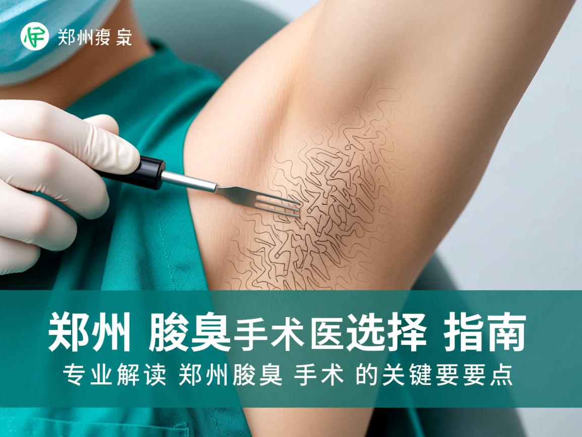 郑州腋臭手术医院选择指南，专业解读郑州腋臭手术的关键要点