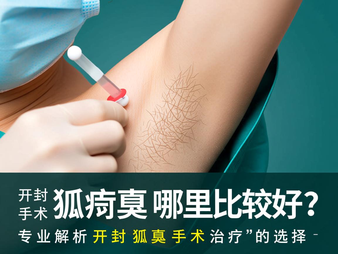 开封手术治疗狐臭哪里比较好？专业解析开封狐臭手术治疗的选择