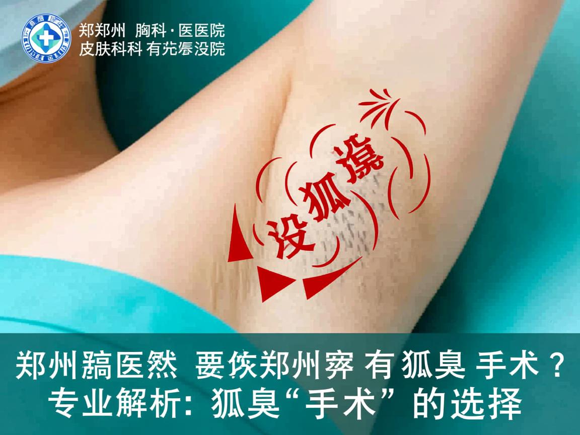 郑州胸科医院皮肤科有没有狐臭手术？专业解析郑州狐臭手术的选择
