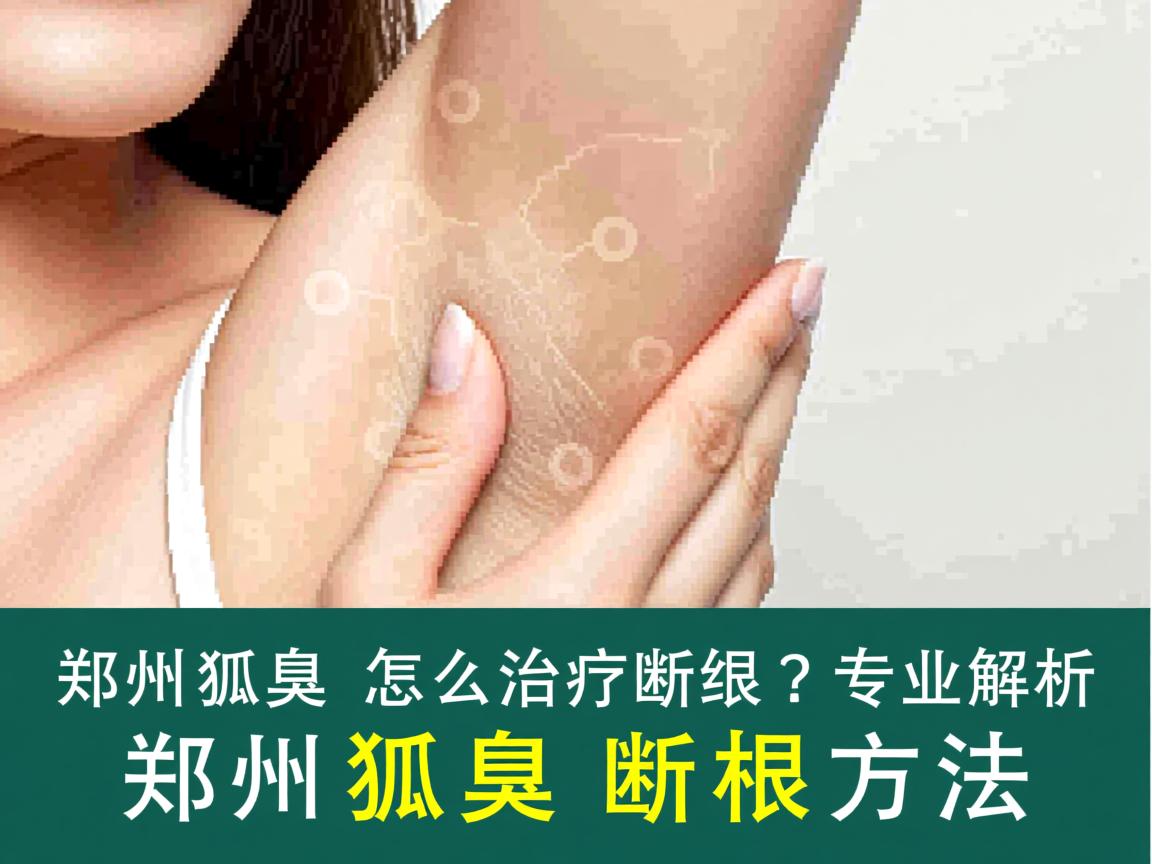 郑州狐臭怎么治疗断根？专业解析郑州狐臭断根方法