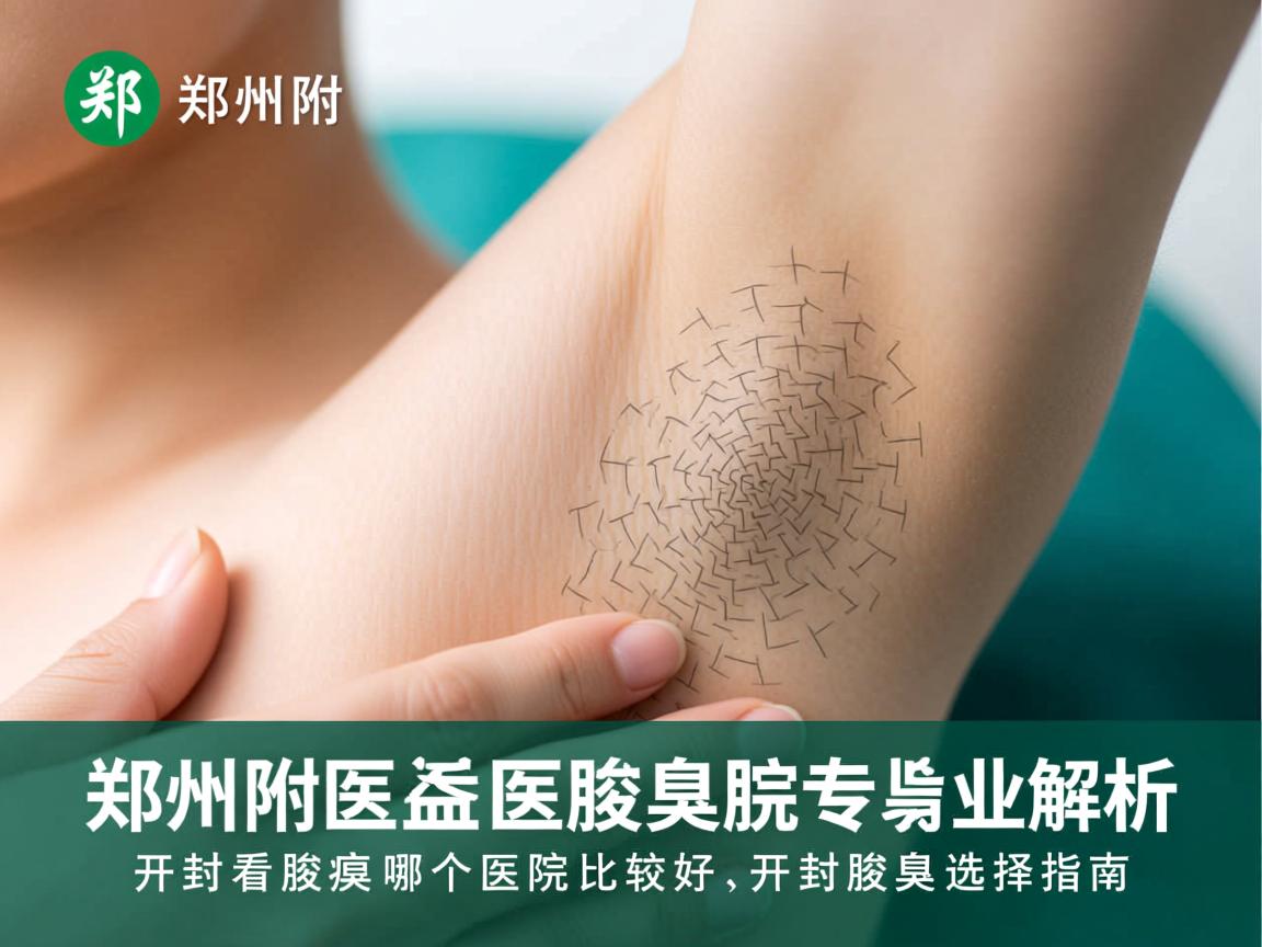 郑州附医腋臭医院专业解析，开封看腋臭哪个医院比较好，开封看腋臭选择指南