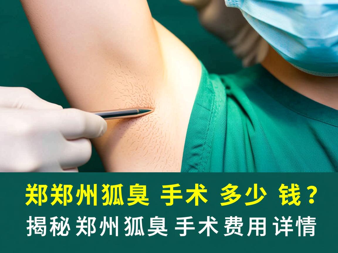 郑州狐臭手术多少钱?揭秘郑州狐臭手术费用详情 郑州狐臭手术多少钱?揭秘郑州狐臭手术费用详情