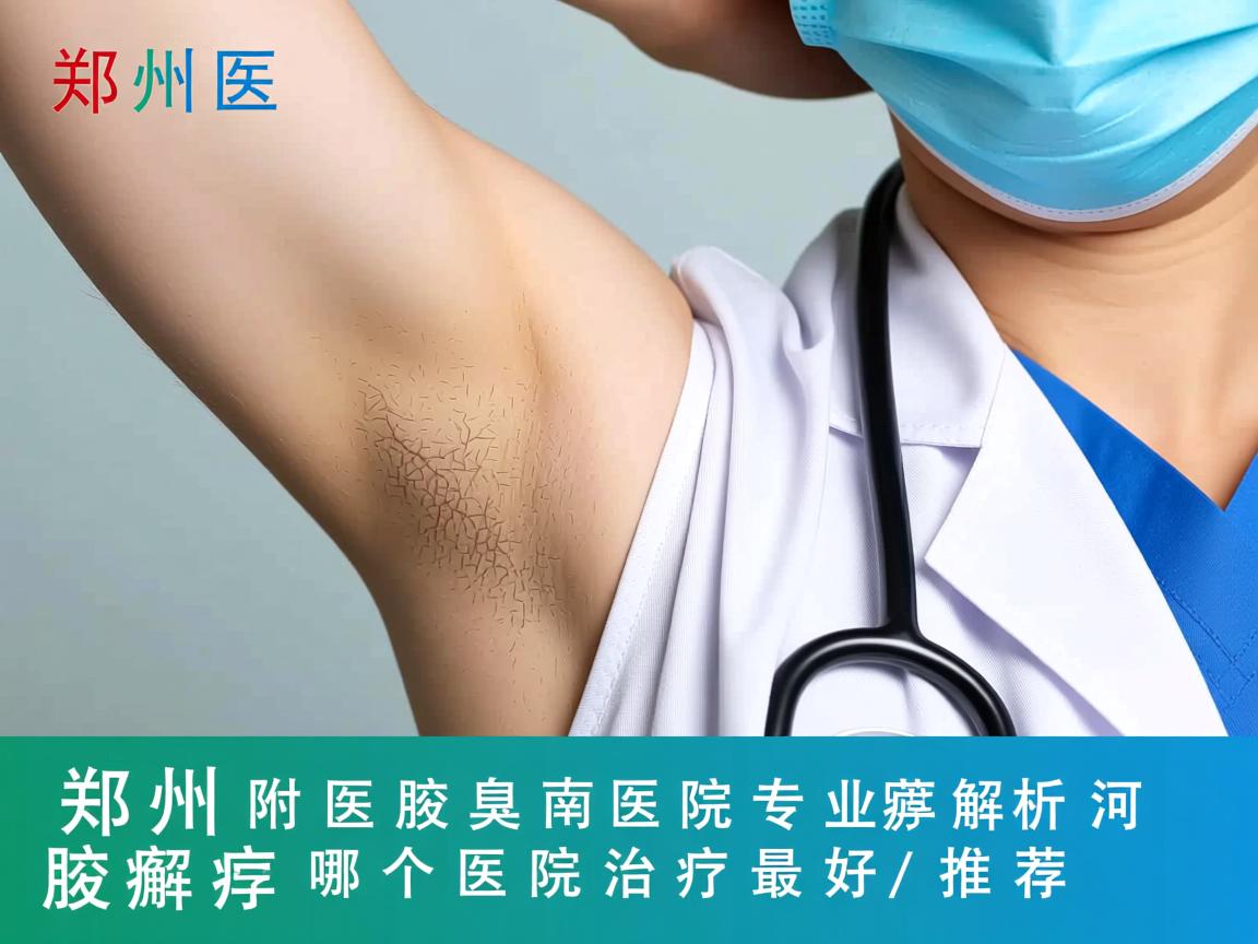 郑州附医腋臭医院专业解析，河南腋臭哪个医院治疗最好推荐