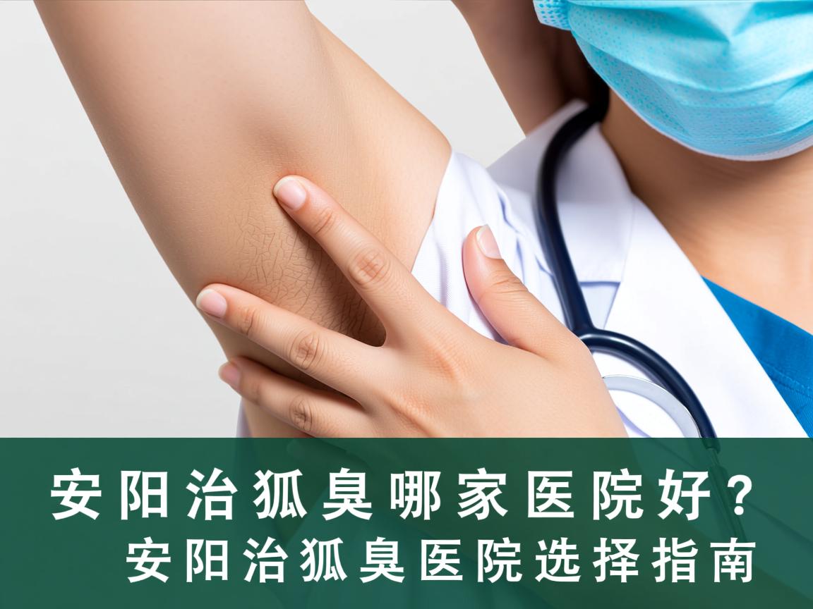 安阳治狐臭哪家医院好？安阳治狐臭医院选择指南