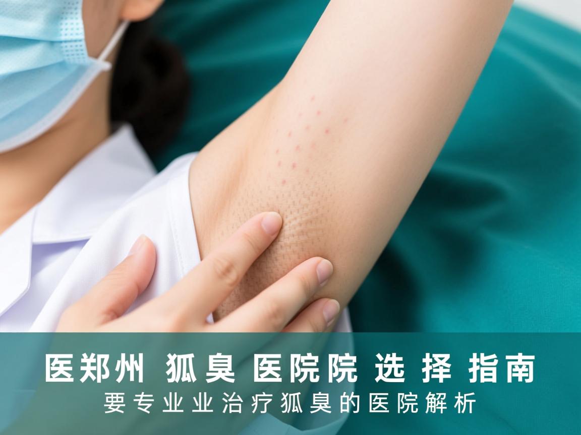 郑州狐臭医院选择指南，专业治疗狐臭的医院解析