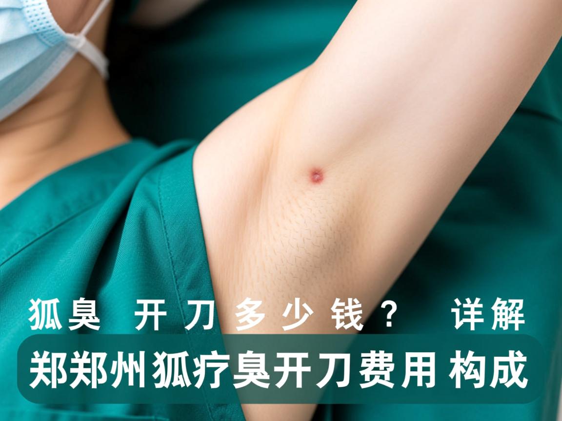 郑州狐臭开刀多少钱？详解郑州狐臭开刀费用构成