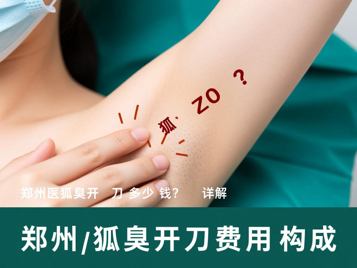 郑州狐臭开刀多少钱？详解郑州狐臭开刀费用构成