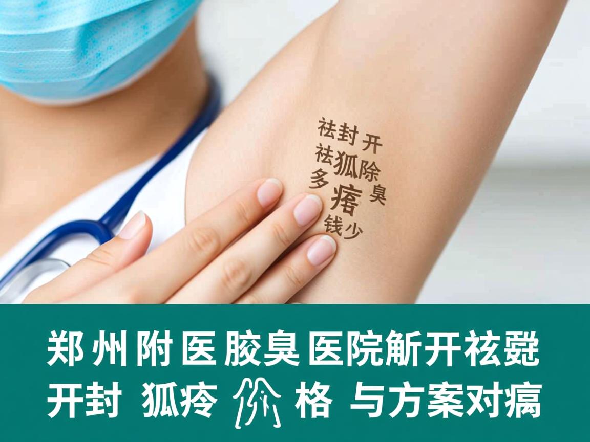 郑州附医腋臭医院解析，开封祛除狐臭多少钱，开封狐臭价格与方案对比