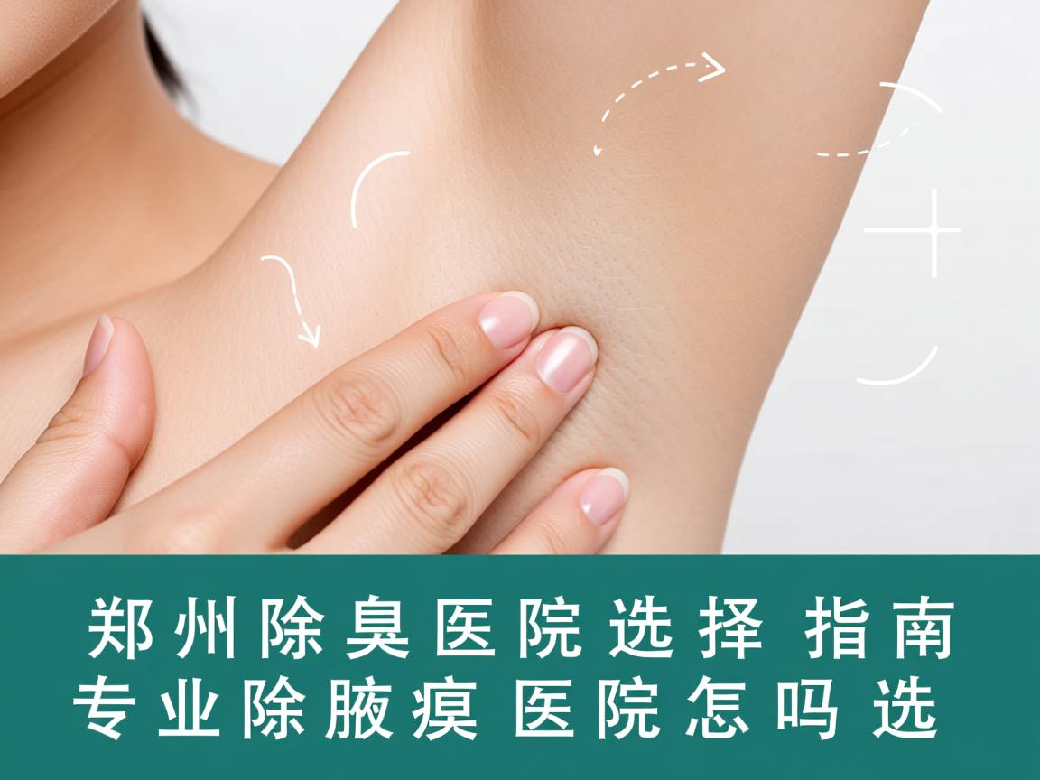郑州除腋臭医院选择指南，专业除腋臭医院怎么选