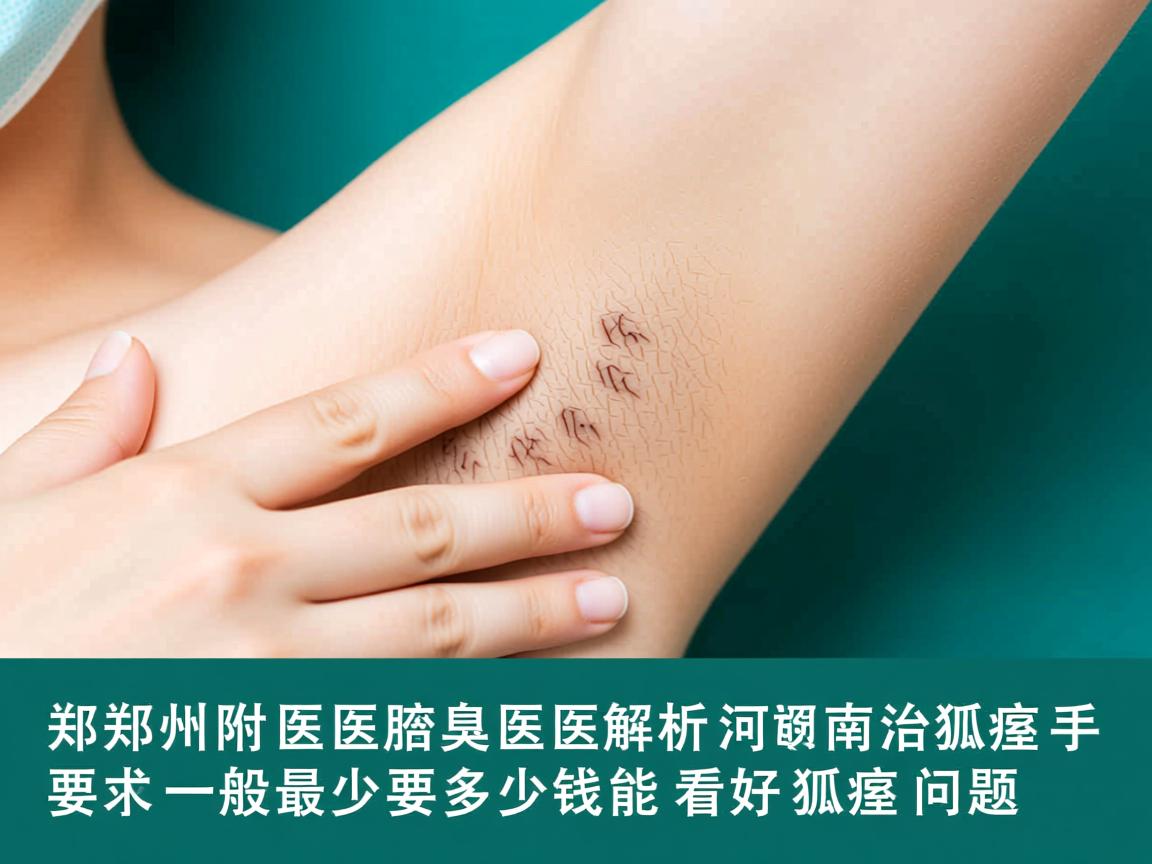 郑州附医腋臭医院解析，河南治狐臭手术一般最少要多少钱能看好狐臭问题