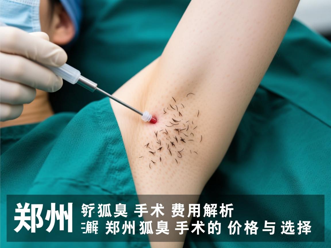 郑州狐臭手术费用解析，了解郑州狐臭手术的价格与选择