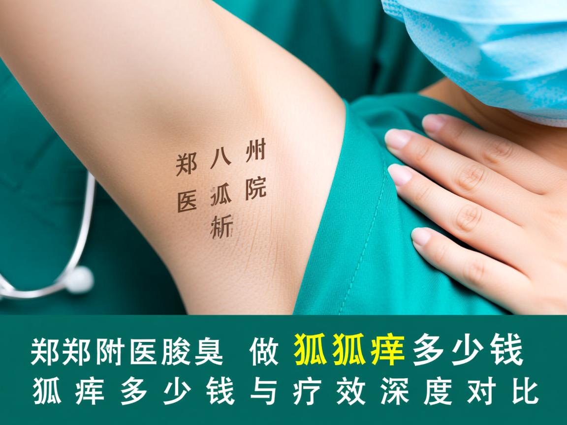 郑州附医腋臭医院解析，郑州八院做狐臭多少钱，狐臭多少钱与疗效深度对比
