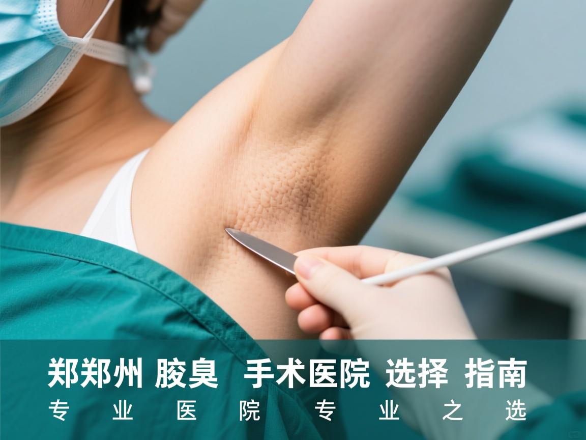 郑州腋臭手术医院选择指南，专业医院的专业之选
